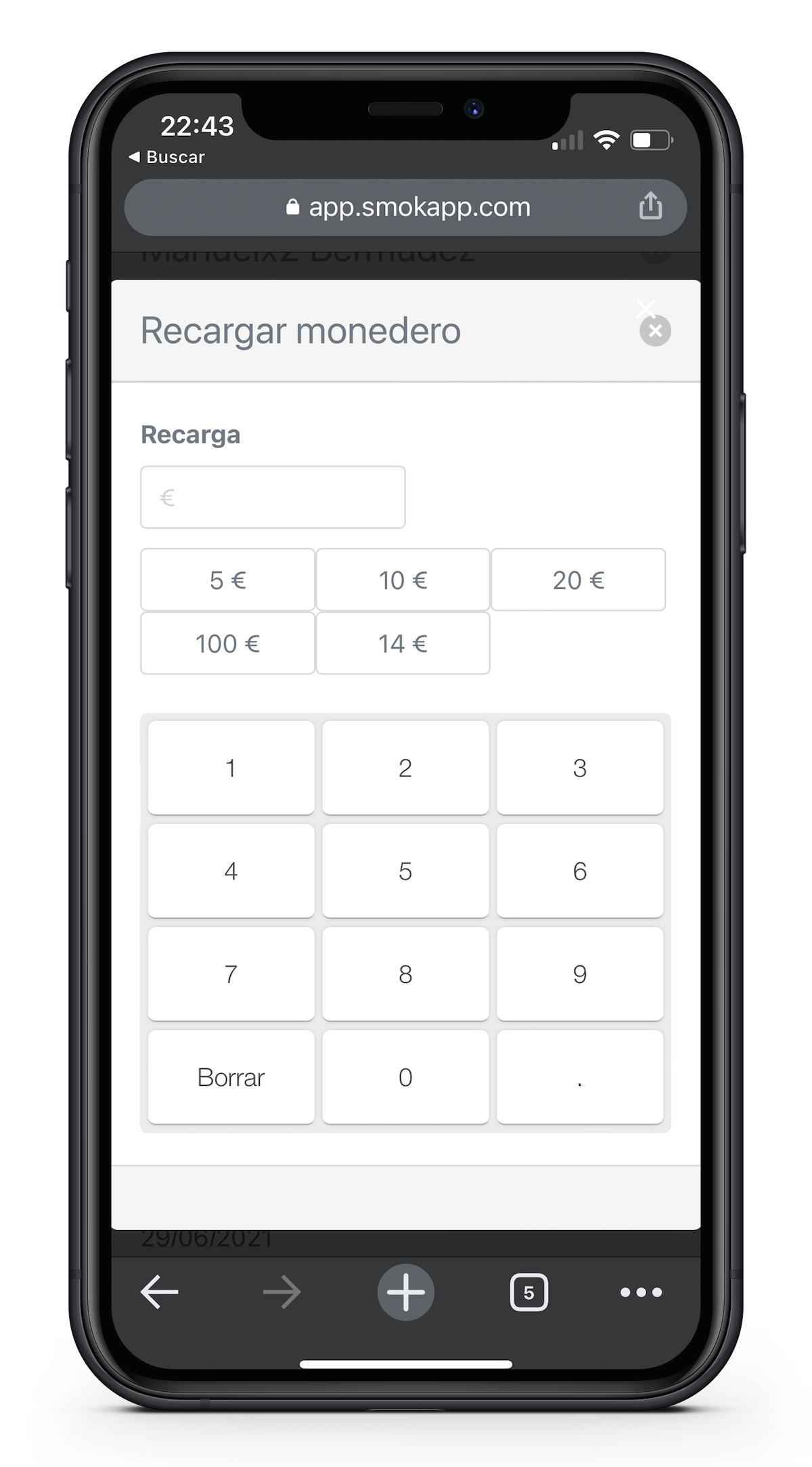 Monedero Electronico SmokApp